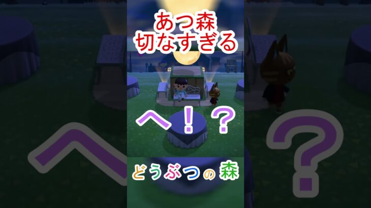 あつ森で推し住民に距離を取られて悲しい！【あつまれどうぶつの森】#あつ森 #あつまれどうぶつの森