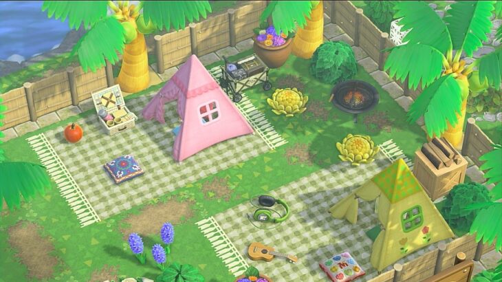 【あつ森】夏の島作り～キャンプ場【島クリ】