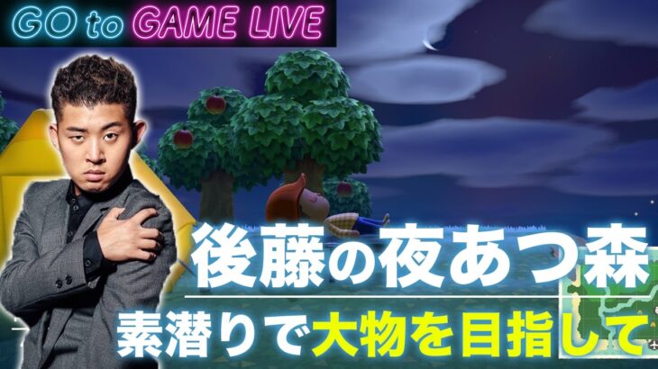 【後藤の夜あつ森】今日も見ていってください