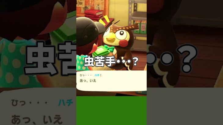 虫苦手なのに館長やってるフータ#あつ森