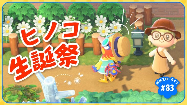 【あつ森】ヒノコ誕生日おめでとう🔥🔥【よりどり島】