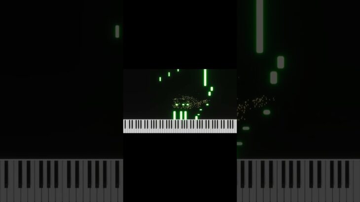 【ピアノ練習用：初心者向け】あつ森テーマ #ピアノ初心者 #あつ森 #ピアノ