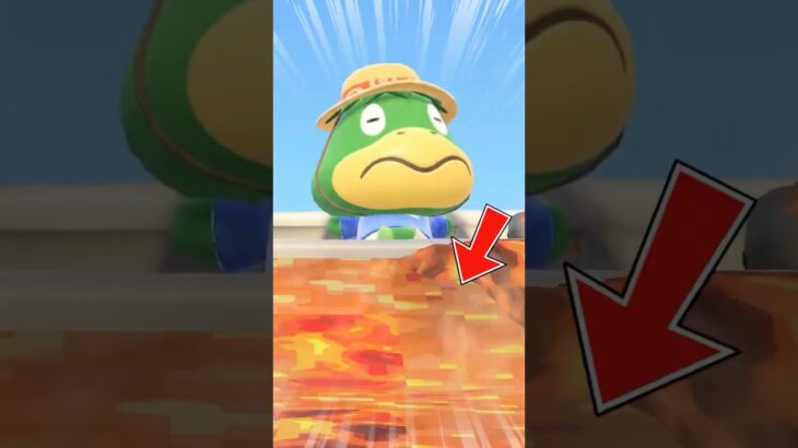 マグマが近すぎる！ #あつ森 #島クリ #マイデザイン