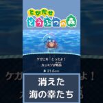 あつ森で消えた海の幸たち【とびだせどうぶつの森】