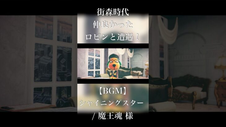 【あつまれどうぶつの森】ロビンと思い出 #あつ森