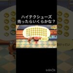 【あつ森】ハイテクシューズ売ったらいくらかな？　 #vlog #あつ森 #あつまれどうぶつの森 #こはくちゃんねる2424  #毎日更新　毎日更新中