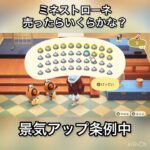 　【あつ森】ミネストローネ売ったらいくらかな？　#vlog #あつまれどうぶつの森 #こはくちゃんねる2424   #毎日更新　金を稼ぐ　#animalcrossing