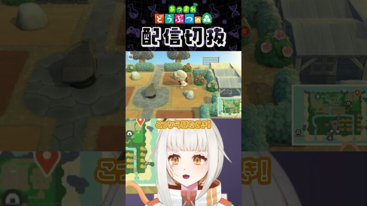 【あつ森】海岸の島クリ🌊新しい道ができた！ #個人vtuber #配信切り抜き #切り抜き動画 #あつまれどうぶつの森