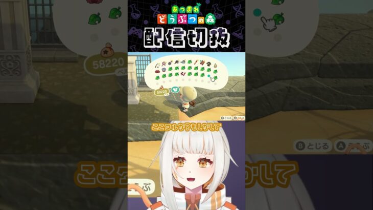 【あつ森】海岸の島クリ🌊いっぱい置きたくなる家具、タル。 #個人vtuber #配信切り抜き #切り抜き動画 #あつまれどうぶつの森