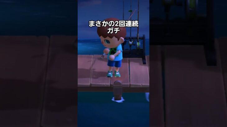 嘘だろ…あつ森って1回釣ると何回もでてくるよね#あつ森 #あつまれどうぶつの森
