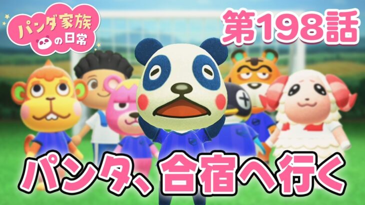 【あつ森アニメ】パンダ家族の日常 第198話「パンタ、合宿へ行く」