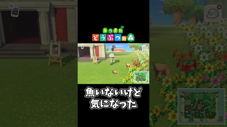 【あつ森】1マスに釣竿入る？#shorts #ゲーム配信 #あつまれどうぶつの森 #あつ森