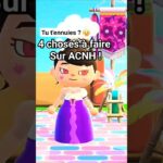 4 CHOSES à faire ABSOLUMENT tous les jOurs sur ANIMAL CROSSING #animalcrossing #acnh #shorts