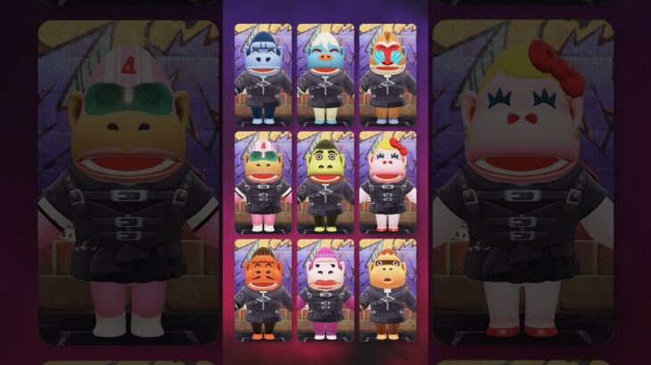 【けけメタル】9種のゴリラがウホウホ早口を見せつける #あつ森 #けけアイドル #animalcrossing #あつまれどうぶつの森
