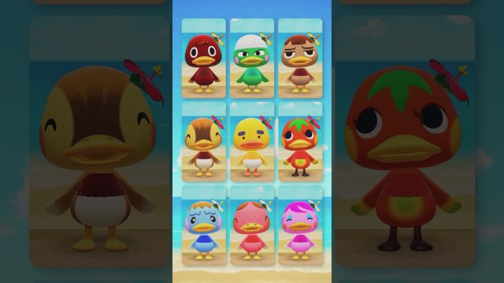 【エレキそんぐ】水着で歌うアヒルたち9選 #あつ森 #けけアイドル #animalcrossing #あつまれどうぶつの森