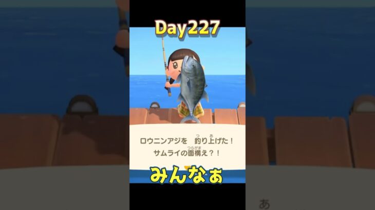 🔵【あつ森】あつ森で一番苦戦したロウニンアジ｜ アップデートVer.3.0#あつ森 #shorts