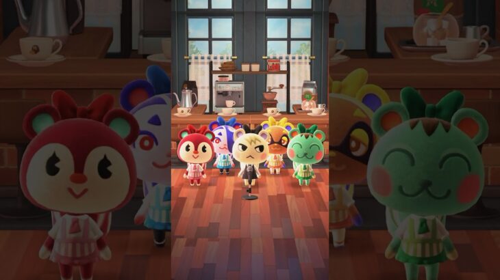【けけボッサ】カラフルなリスカフェへようこそ！ #あつ森 #けけアイドル #animalcrossing #あつまれどうぶつの森