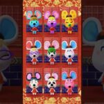 【けけチャイナ】かわいいネズミ住民がチャイナ服で大合唱 #あつ森 #けけアイドル #animalcrossing #あつまれどうぶつの森