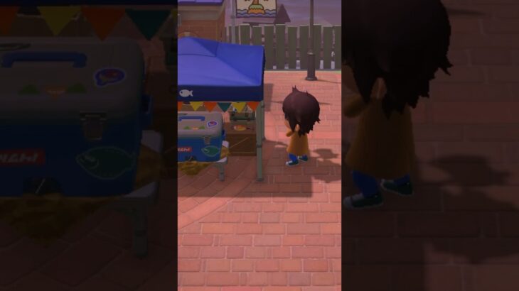 【あつ森】釣り大会のイベント会場を斧で攻撃し続けると、怒られる説。　#shorts #あつ森
