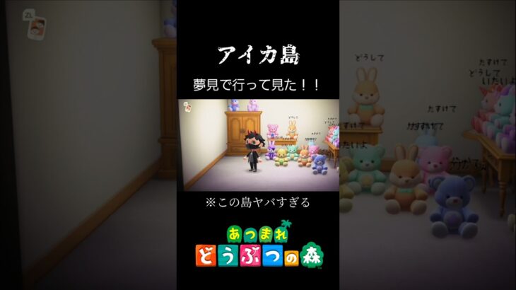 怖すぎるアイカ島！！【あつまれどうぶつの森】#あつ森 #あつまれどうぶつの森 #ゲーム実況#shorts