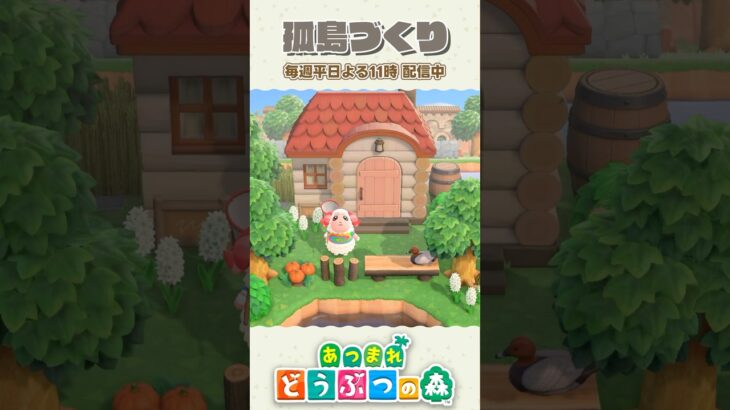 誰でも簡単にできる孤島のクリエイト解説【あつ森】 #shorts #あつ森 #あつまれどうぶつの森 #animalcrossing  #acnh