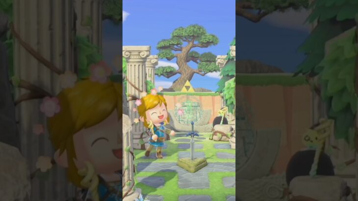 あつ森でゼルダを味わう　#switch #ゲーム #あつまれどうぶつの森 #ゼルダの伝説ティアーズオブザキングダム