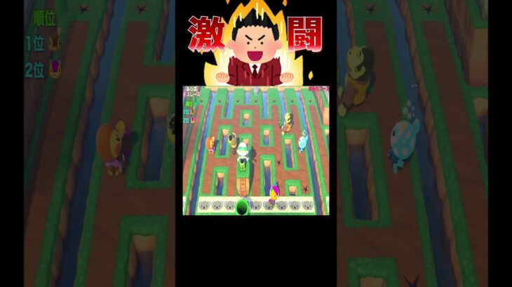 右行っても左行っても地獄🤣💀#あつ森 #落とし穴レース