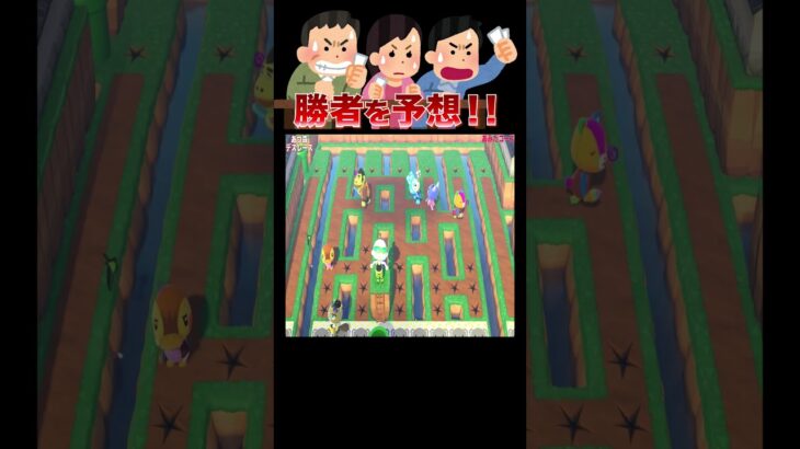 あみだくじ式デスレース開幕🕳️💀🔥#あつ森 #落とし穴レース