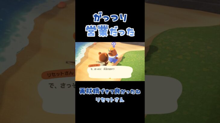 【あつ森】リセットさんが再び島に現れた日🏝　皆さんはリセットさんに再会しましたか?! 【あつ森　リセットさん】