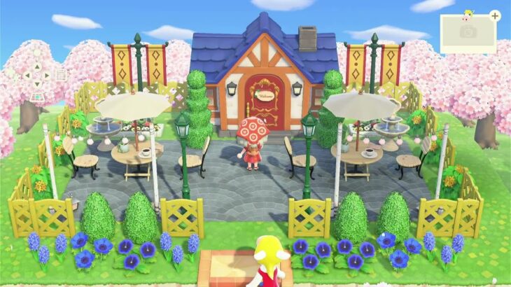 【あつ森】【ハピパラ】アンソニーのお茶会ができる別荘！　【あつまれどうぶつの森】