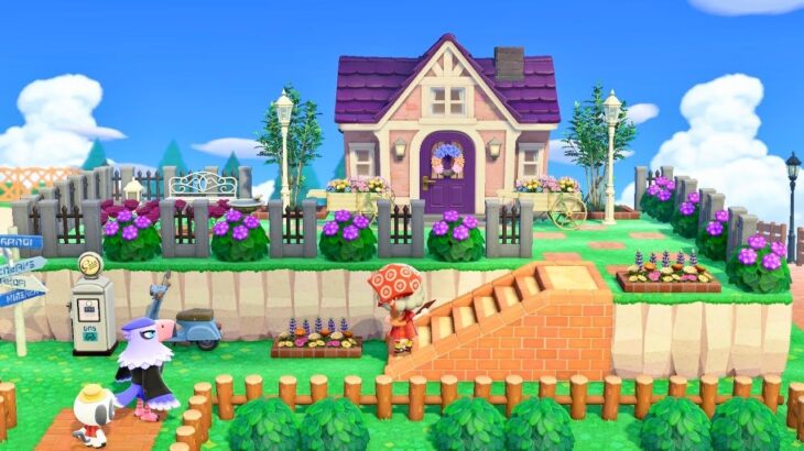 【あつ森】【ハピパラ】シオンさんのフォトスタジオな別荘！　【あつまれどうぶつの森】