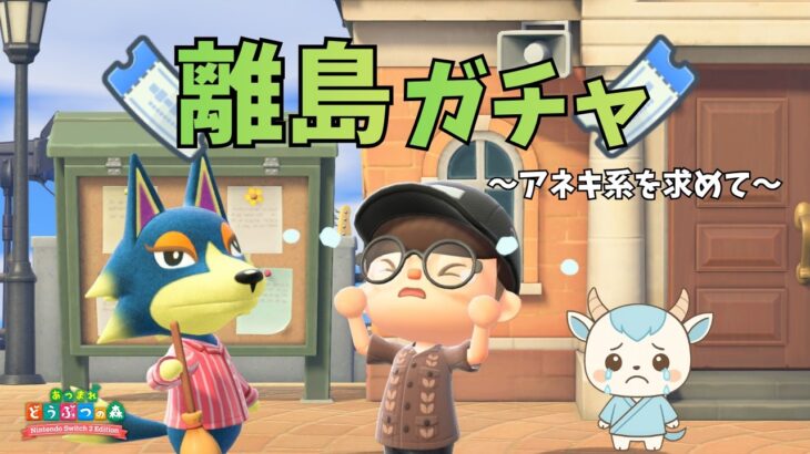 離島ガチャ！アネキ系住民を探しにいくよ！！！【あつ森】