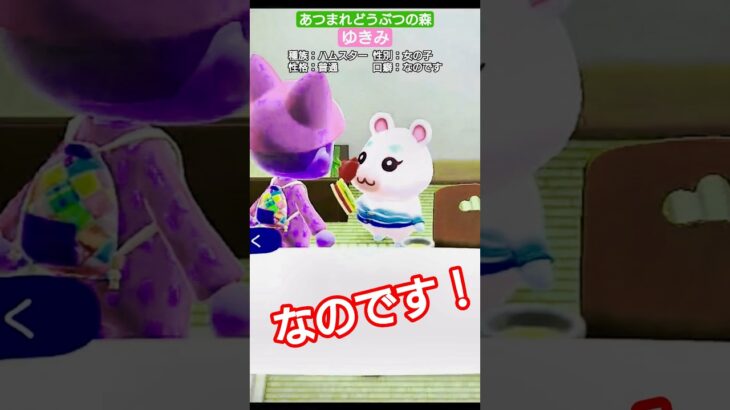 【#あつ森 】ゆきみ【#あつまれどうぶつの森 】