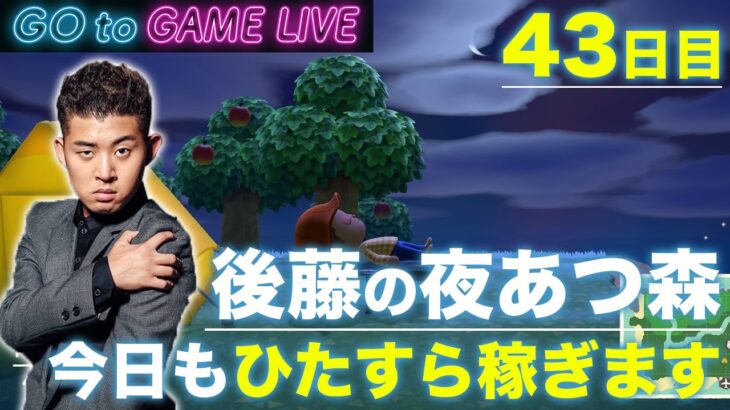 【後藤の夜あつ森】今日も見ていってください