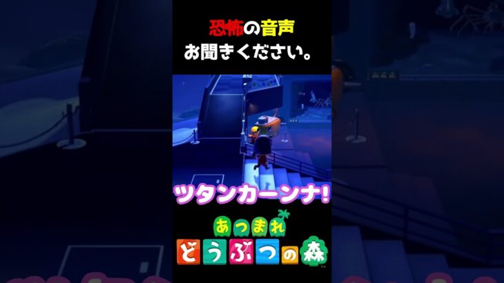 【あつ森】恐怖の音声…お聞きください。