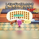 【あつ森　レモンギンガムの傘売ったらいくらになるの？】#vlog #あつ森 #あつまれどうぶつの森 #こはくちゃんねる2424   #毎日更新　毎日更新中　 金を稼ぐ　ソロぼっち女子