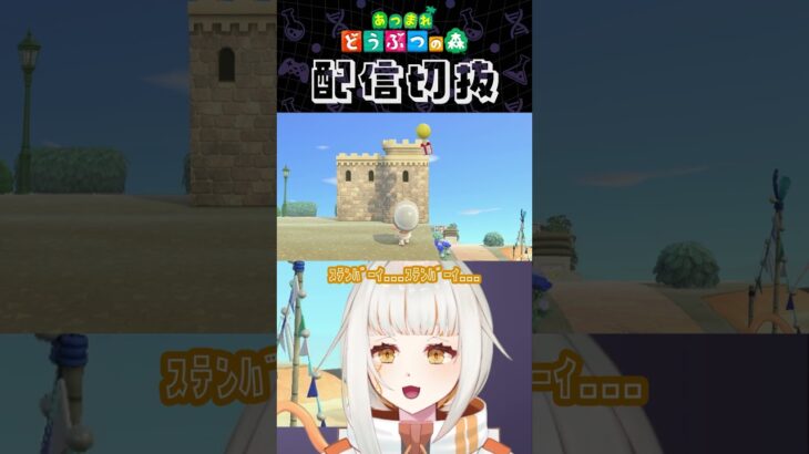 【あつ森】家具さえあれば空き地にお城だって建てられちゃう #個人vtuber #配信切り抜き #切り抜き動画 #あつまれどうぶつの森