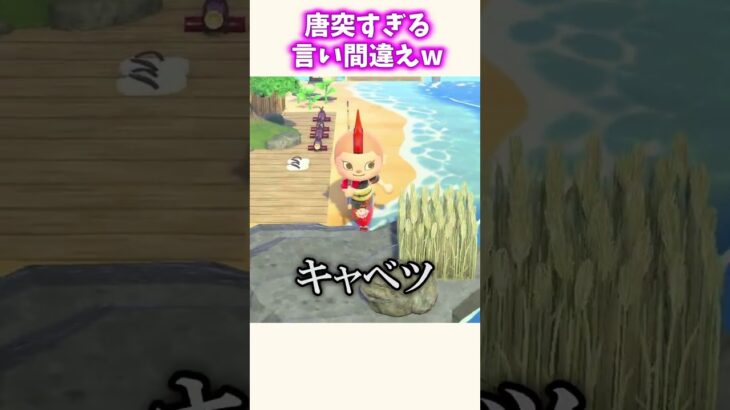 衝撃で記憶が飛んだ瞬間ww #あつ森