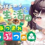【あつ森】#1 ゼロからはじめる新生活!!【たここ/Vtuber】
