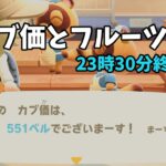 【あつ森】カブ価551ベルと全種フルーツを配布！まったりカブ活初心者歓迎