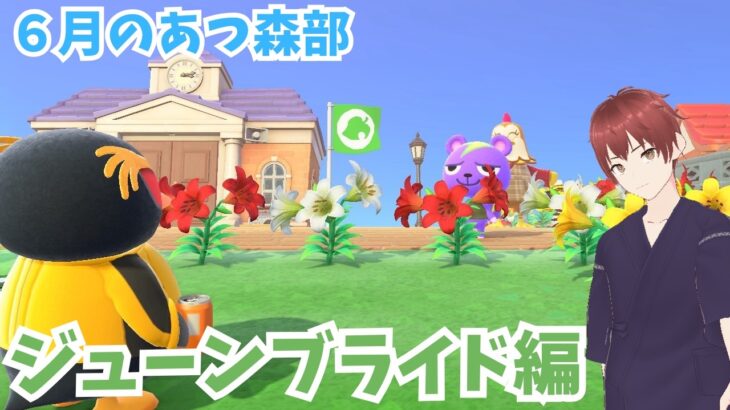 【＃初見大歓迎】6月のあつ森部～ジューンブライド編～【あつまれ どうぶつの森】