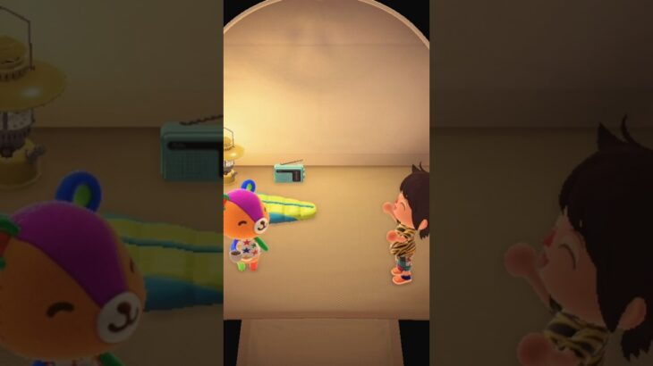 【あつ森】キャンプサイトに誰か来てた　その89 #shorts #あつ森