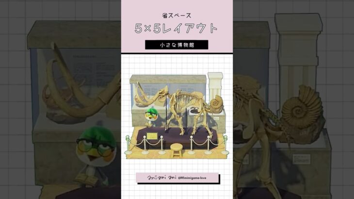 【あつ森】  小さい博物館🦖🦕#Shorts  #ミュージアム