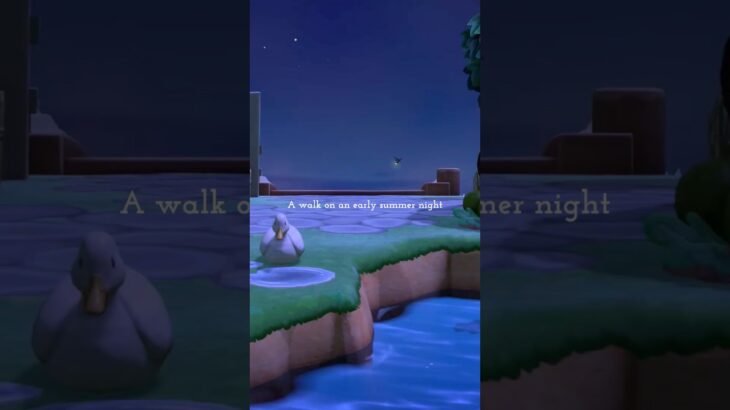 初夏の夜散歩🌃💫あつ森Vlog🌳 #animalcrossingnewhorizons #animalcrossing #acnh #vlog #あつ森 #あつまれどうぶつの森