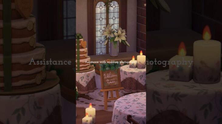 ウェディングフォト撮影のお手伝い📸あつ森Vlog🌳 #animalcrossingnewhorizons #animalcrossing #acnh #あつ森 #あつまれどうぶつの森 #vlog