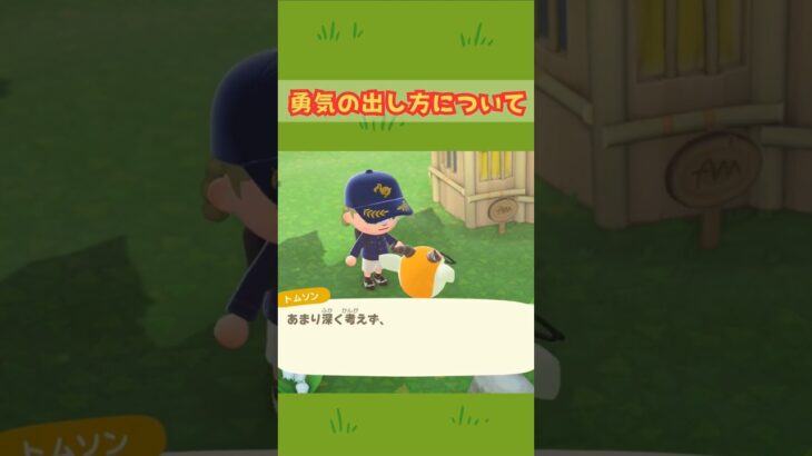 トムソンがレクチャー #acnh #あつ森 #あつまれどうぶつの森#どうぶつの森  #ゲーム#animalcrossing #animalcrossingnewhorizons #shorts