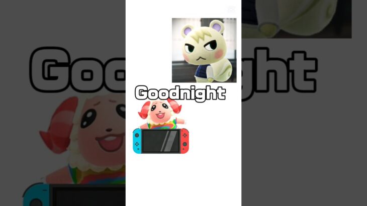 good night#あつまれどうぶつの森  #あつ森