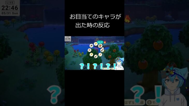 【切り抜き】お目当ての住民を当てた結果　#あつ森 #shorts