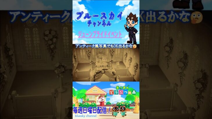 [あつ森]ジューンブライドイベント #shorts