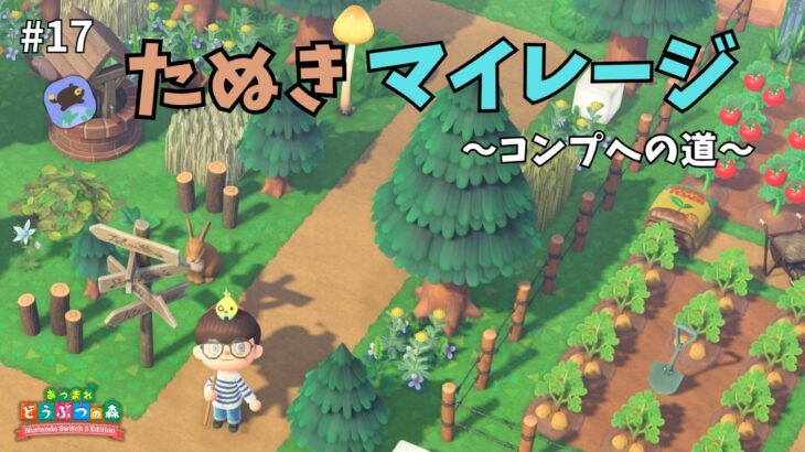 たぬきマイレージ＋コンプリートへの道 ＃１７【あつ森】